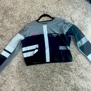 Nike x off White sports crop